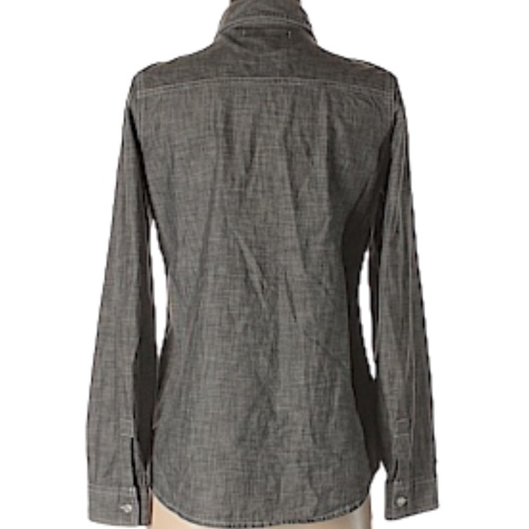 Old Navy Chambray Gray Button Down Shirt - Picture 2 of 16